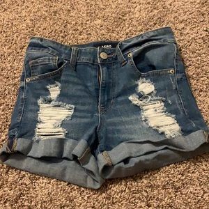 Aeropostale High Rise MIDI jean shorts